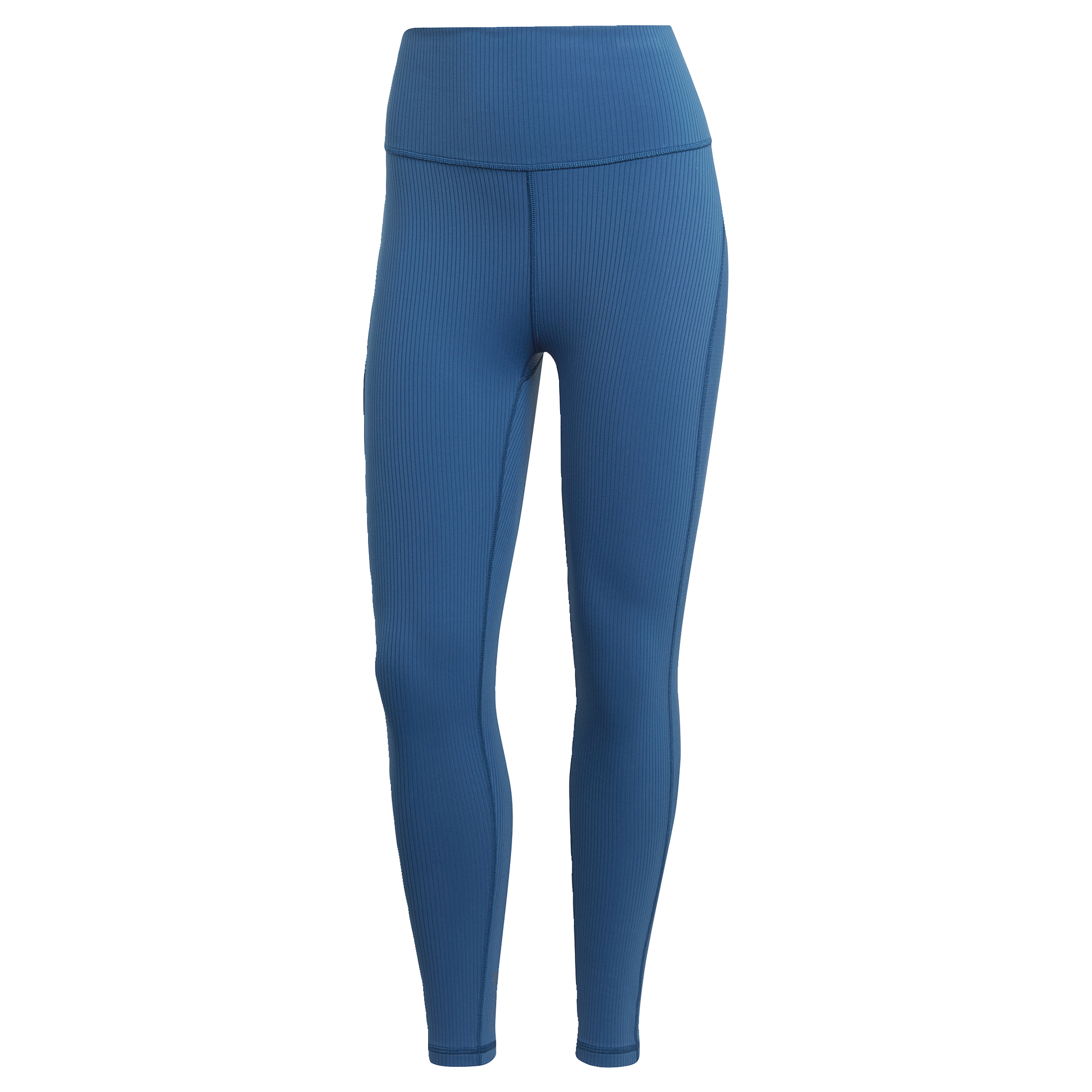 adidas Training Yoga Studio Luxe Wind Super-High-Waisted Rib Leggings Women Blue HM8260