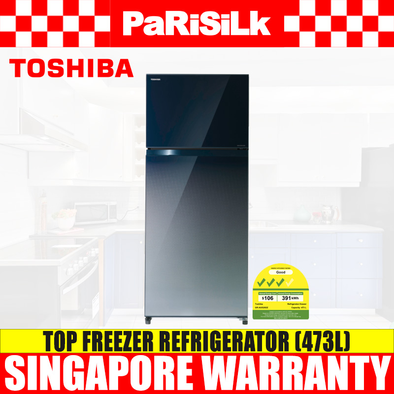 (Bulky) Toshiba GR-AG52SDZ(GG) Top Freezer Refrigerator (473L)
